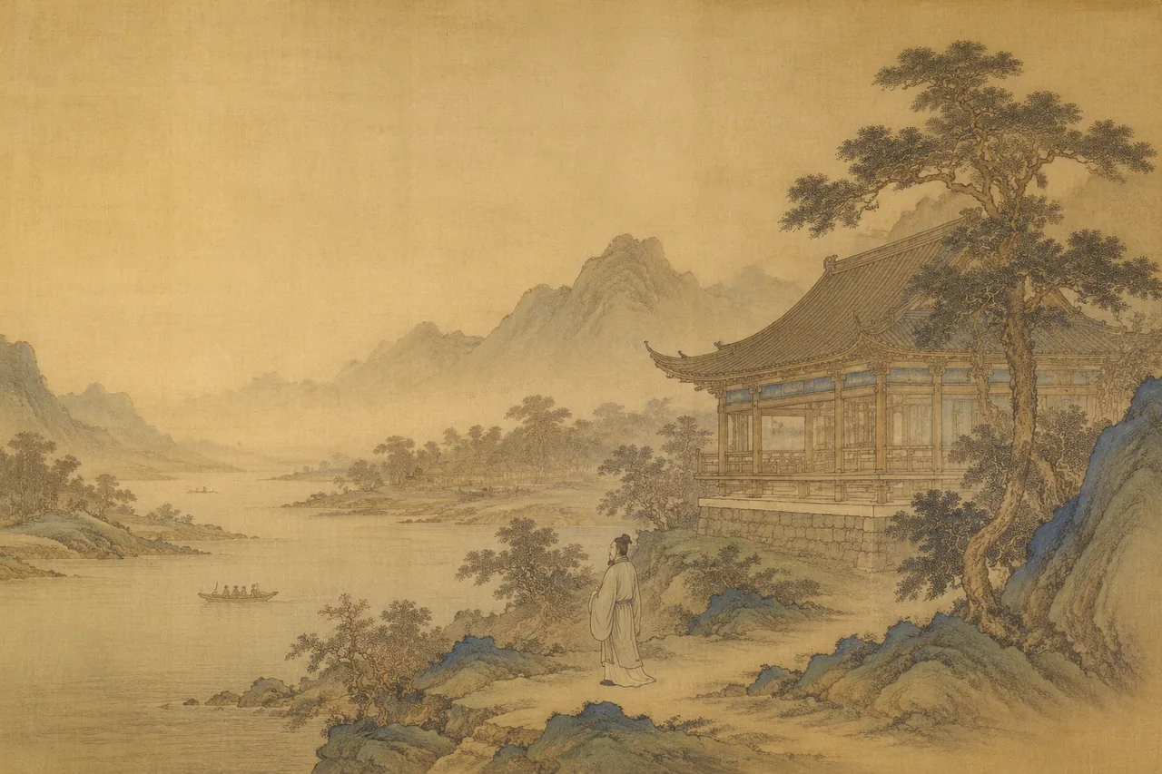 《尊经阁记》题图